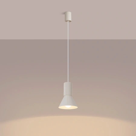 Lampa wisząca ESTRIA 1 beżowa