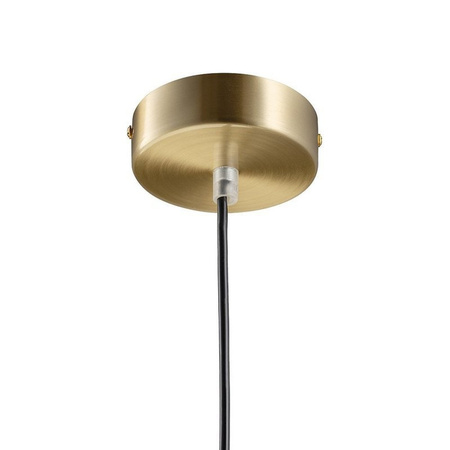 Lampa wisząca ARTDECO 35 cm - biało - złota do salonu