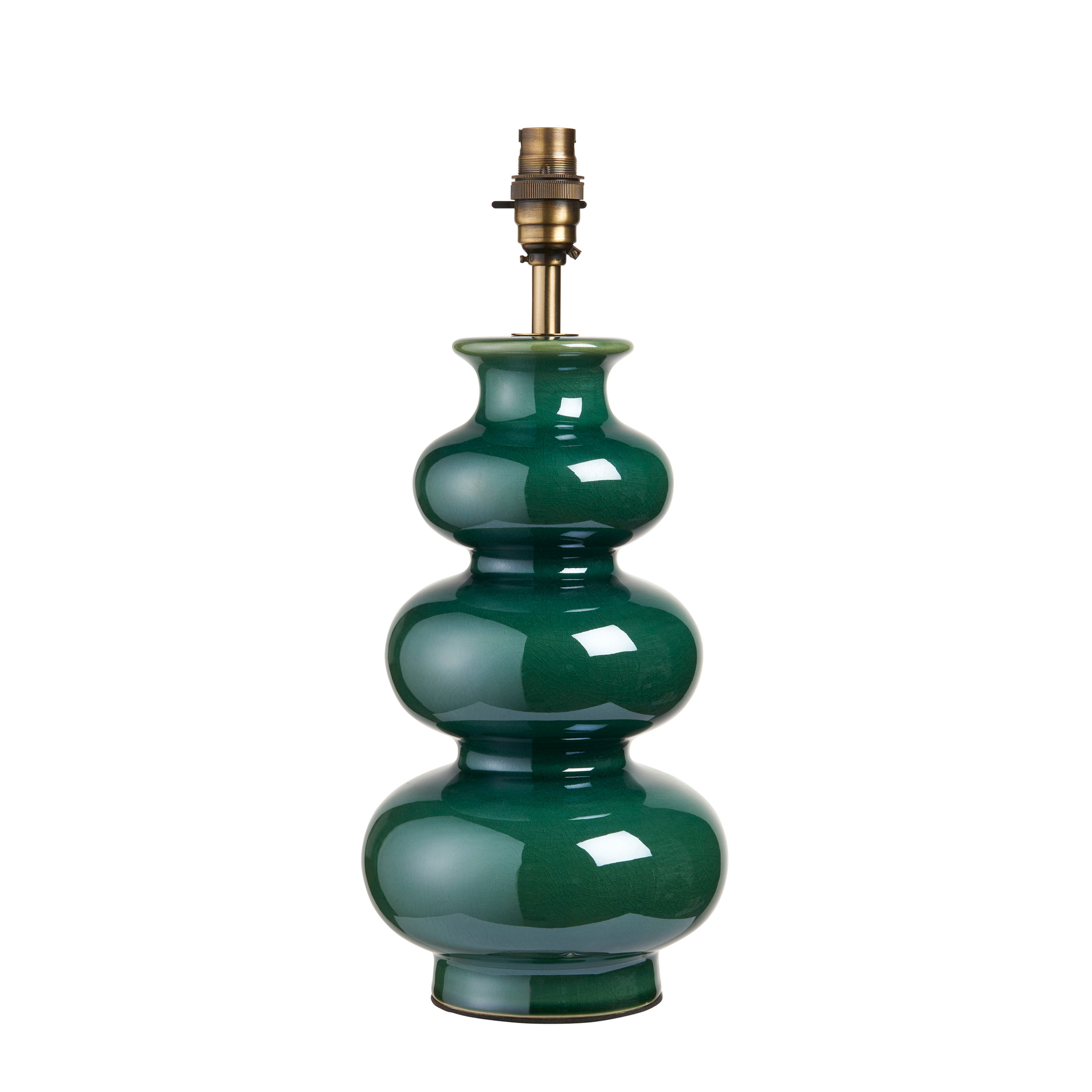 Lampa stołowa Monroe – zielona, 17 × 17 × 38,5 cm