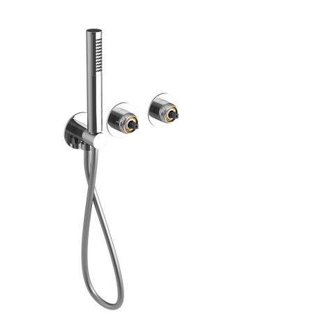 ULTRAMIX korpus podtynkowej baterii prysznicowej/wannowej z główką prysznicową, 2 wyjścia, chrom