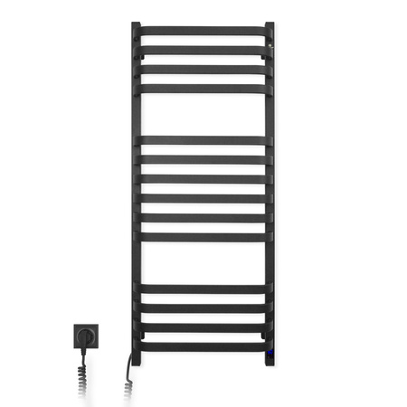 Elektryczny Grzejnik Łazienkowy Navin Stugna 480х1200 Sensor lewa, czarna mora