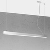 Lampa wisząca PINNE 117 szara 3000K
