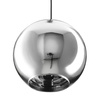 Lampa wisząca MIRROR GLOW - M chrom 30 cm
