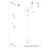 Lampa wisząca ceramiczna MINT