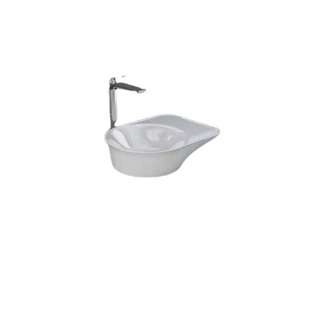 Zestaw VALET umywalka nablatowa 48 cm, korek klik klak, Miska z Deską WC biały połysk