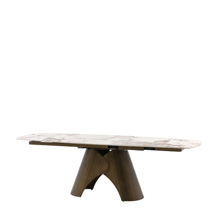 Bresso Dining Table Bronze 1600/2400x900x760mm
