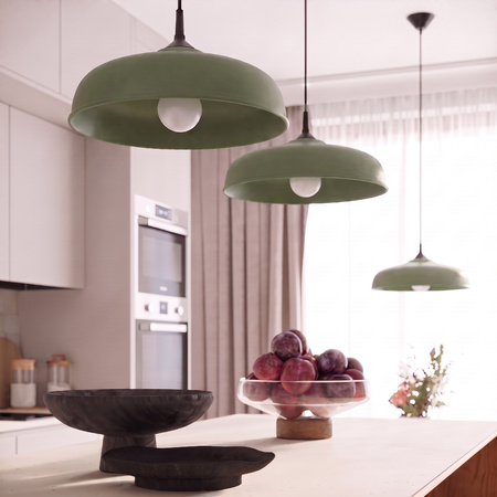 Lampa wisząca GINA zielona oliwka