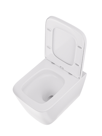 Miska WC z deską VORTEX wisząca owalna biały połysk GRAVIS TR2216R