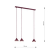 ELIT 3 BURGUNDY