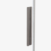 NZ4 Kabina prysznicowa SMART GUNMETAL BRUSHED 1D prostokątna przyścienna U 120x80x200 szkło czyste 8mm Active Shield 2.0