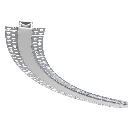 3D BENDING ALUMINIUM PROFILE WITH SILICON TUBE DIFFUSER 2M