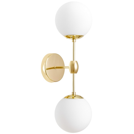 LAMPA ŚCIENNA KINKIET LOFTOWY KLASYCZNE ZŁOTO ZODIAK W2