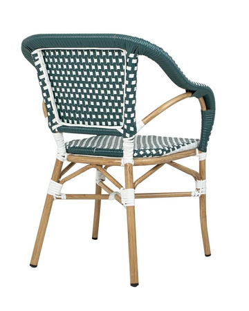 Krzesło CAFE MIRAMAR turkus / morski      rattan