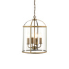 Lambeth 4 Pendant Light Antique Brass