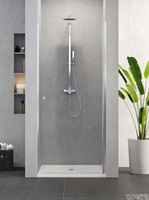 Drzwi prysznicowe SUPERIA 80x195 szkło czyste 6mm z powłoką