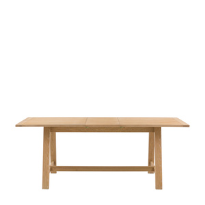 Eton Ext Trestle Dining Table Nat 1600/2000x750mm