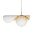 Lampa wisząca ENZO  60 cm - biało złota