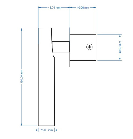HOTEL MOOD kinkiet D czarny