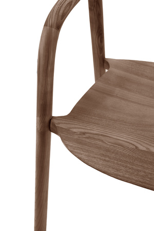 Madrid Dining Chair Walnut 552x565x775mm (2pk)