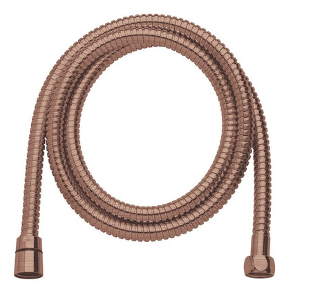 Wąż prysznicowy metalowy (1200 mm) szczotkowana miedź pvd