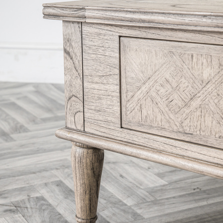 Stolik kawowy Mustique Square z 2 szufladami 900 x 900 x 435 mm