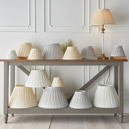 Chatsworth 1 Shade Light Ivory 300mm