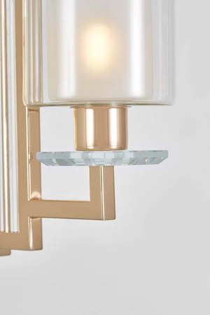LAMPA ŚCIENNA KINKIET ZŁOTY MANHATTAN W1