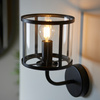 Hopton 1 Wall Light Black