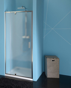 EASY drzwi prysznicowe obrotowe 880-1020mm, szkło brick