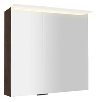 LINEX szafka z lustrem,oświetlenie LED, 80x70x15cm, sosna rustykalna