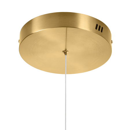 Lampa wisząca CIRCLE 120 cm - LED, ring mosiądz szczotkowany