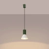 Lampa wisząca ESTRIA 1 beżowa/zielona oliwka