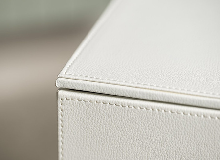 LUXURY kosz na bieliznę 49,5x61,8x29cm, biały