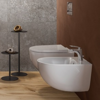 DES Bidet podwieszany 52x38 cm biały połysk