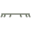 Plafon RING 6L zielony oliwkowy