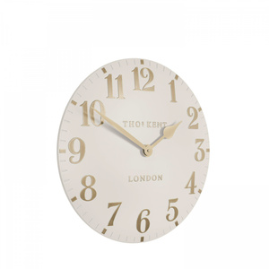 Arabic Wall Clock Oatmeal 12in