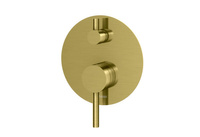 Axel Brushed Gold Bateria wannowa z 3 wyjściami