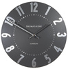Mulberry Wall Clock Graphite Silver 12in