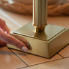 Trobridge Rechargeable Table Lamp Base Aged Brass