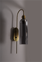 MAXLIGHT W0333 KINKIET CAMPANILA SMOKY GLASS
