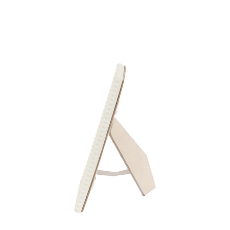 Cove Beaded Photo Frame 6x4in White