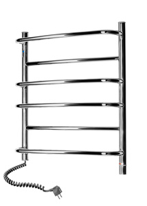 Elektryczny grzejnik łazienkowy NIERDZEWNY OMEGA 530х600 Termostat, lewa