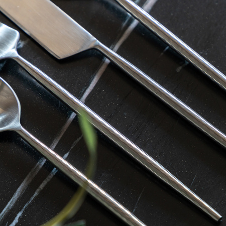 Alora Cutlery Pewter Set of 16