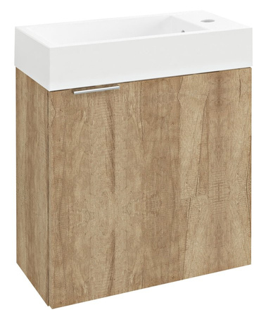 LATUS IV szafka umywalkowa 49,5x50x24,5 cm, dąb Alabama