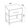Szafka stojąca Plano 600