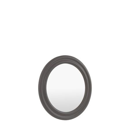 Suffolk Round Mirror Charcoal 600x25x600mm