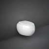 Zestaw CLOUD Miska WC podwiesz. Rimless 56x40 cm biały połysk & deska WC W/O biały połysk