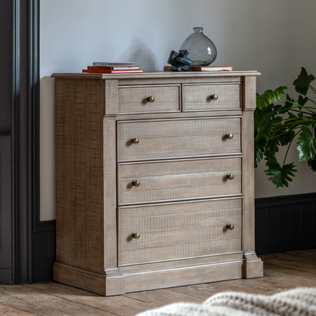 Vancouver 5 Drawer Chest 1070x475x1130mm