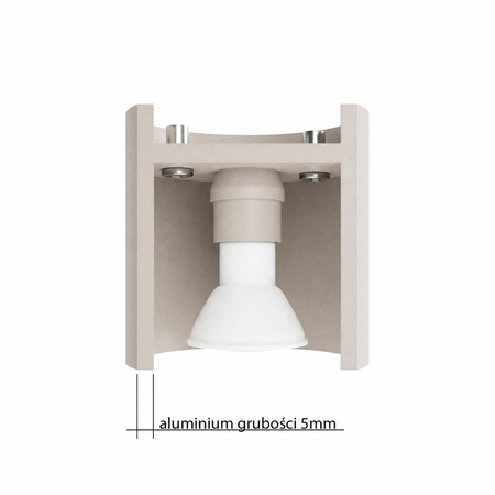 Kinkiet ORBIS 1 taupe