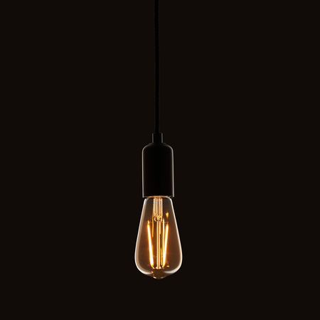 E27 LED Filament Pear 140x64mm Amber Glass ND